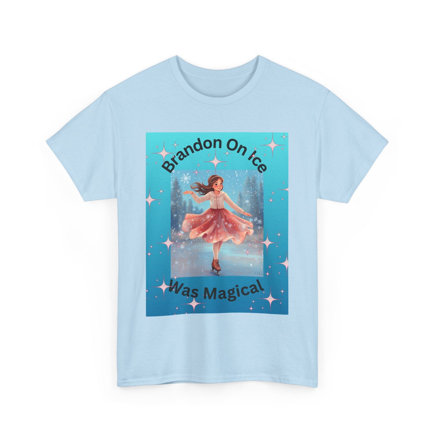 Brandon on ice 2 Unisex Heavy Cotton Tee