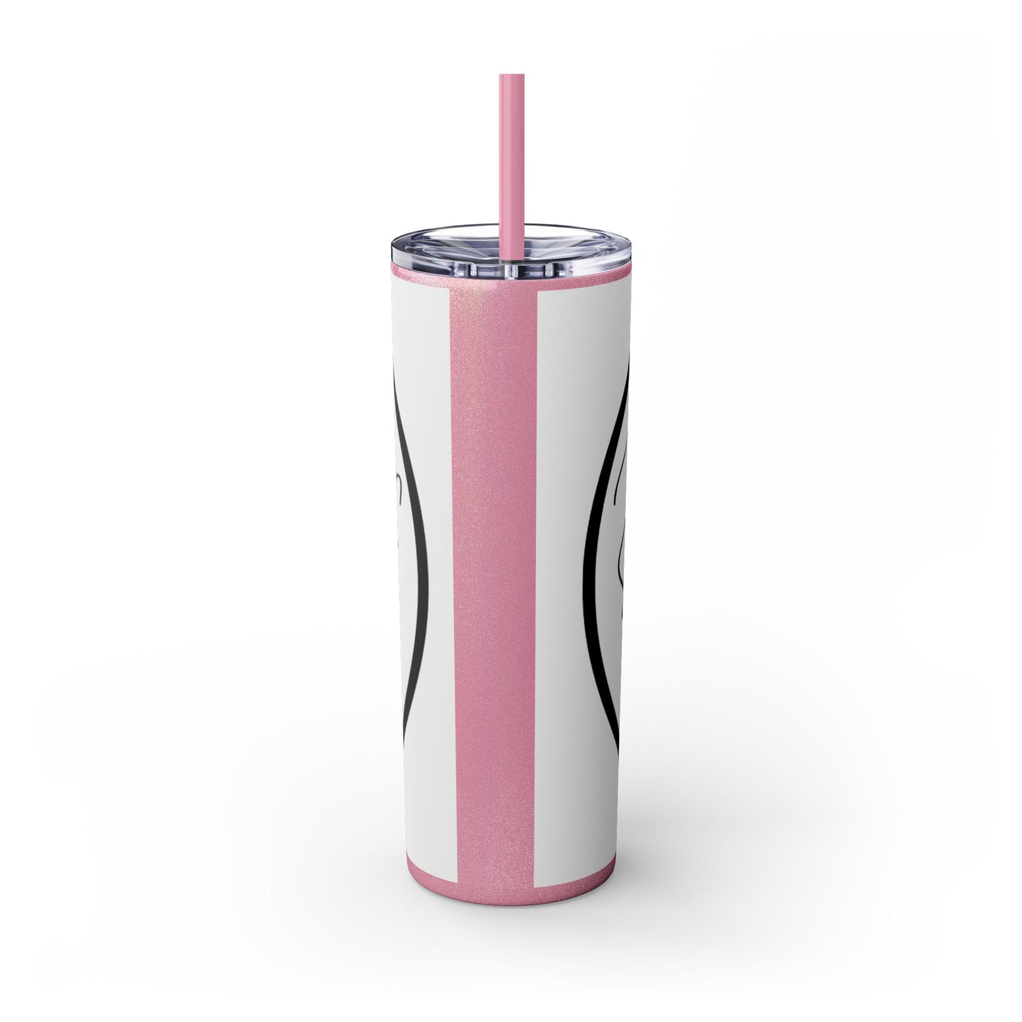 Milliardarious Logo Skinny Tumbler with Straw, 20oz