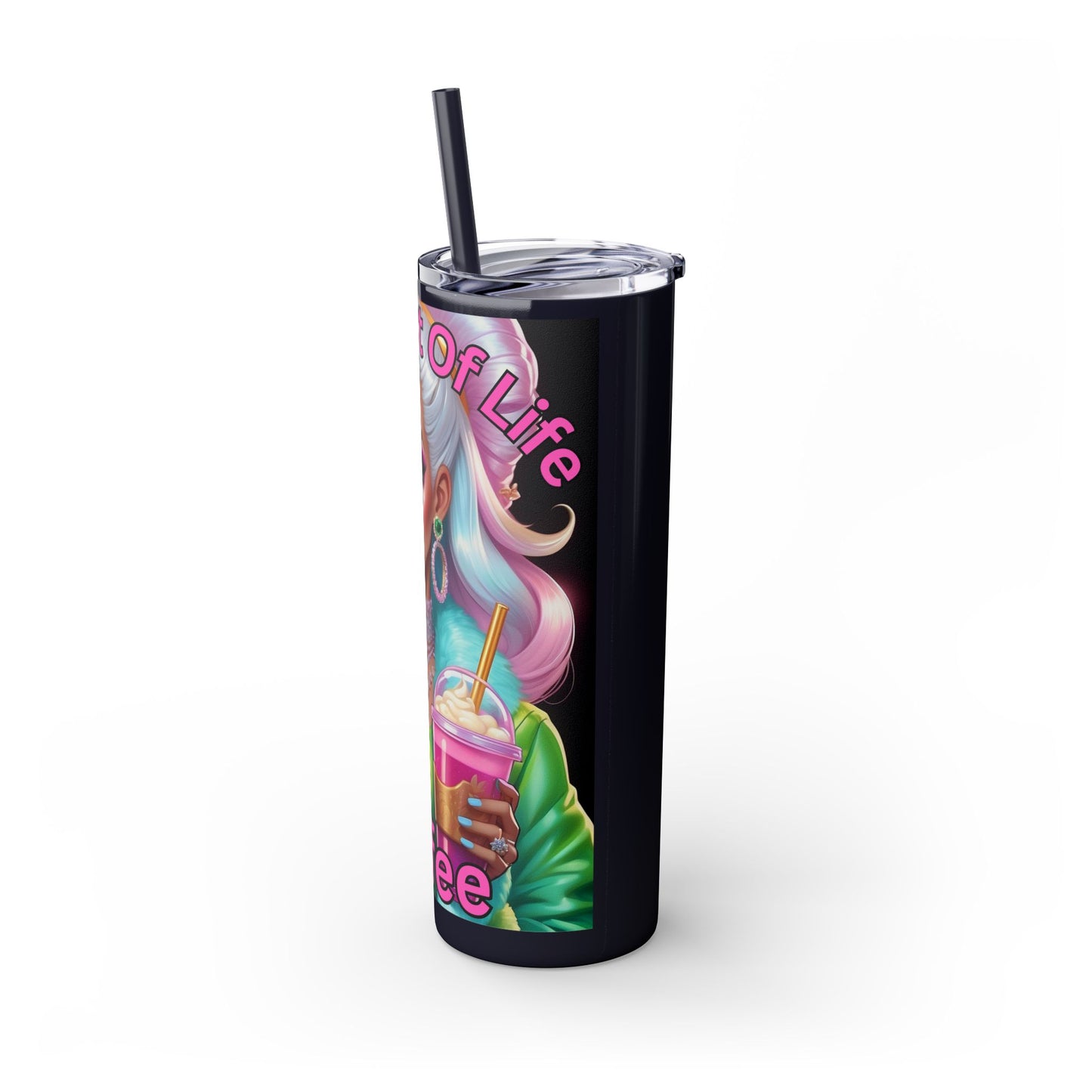 Best Part Of Life, Coffee Skinny Tumbler with Straw, 20oz