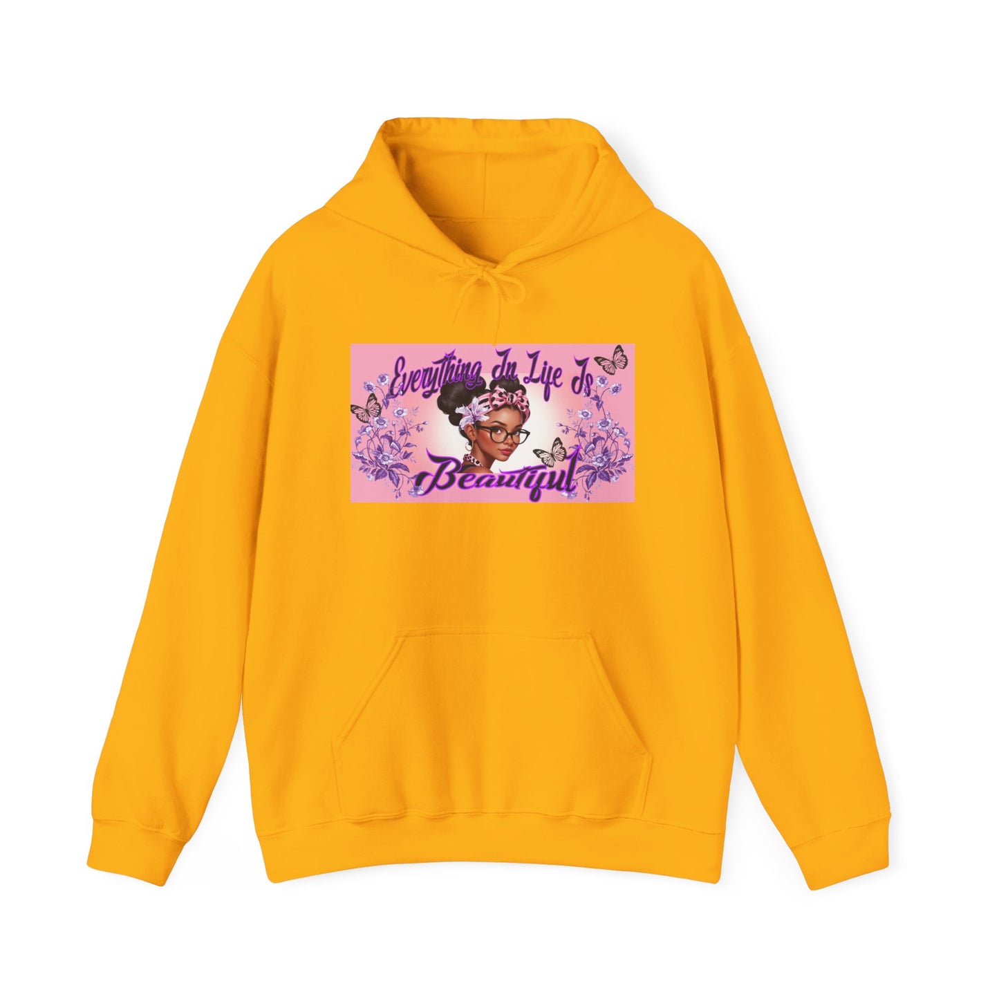 Everything In Life Is Beautiful Heavy Blend™ Hooded Sweatshirt