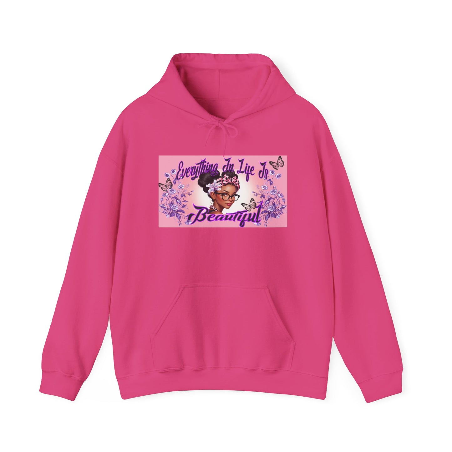 Everything In Life Is Beautiful Heavy Blend™ Hooded Sweatshirt