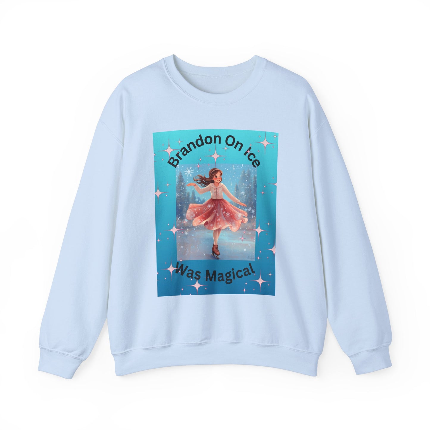 Brandon on ice 2 Unisex Heavy Blend™ Crewneck Sweatshirt