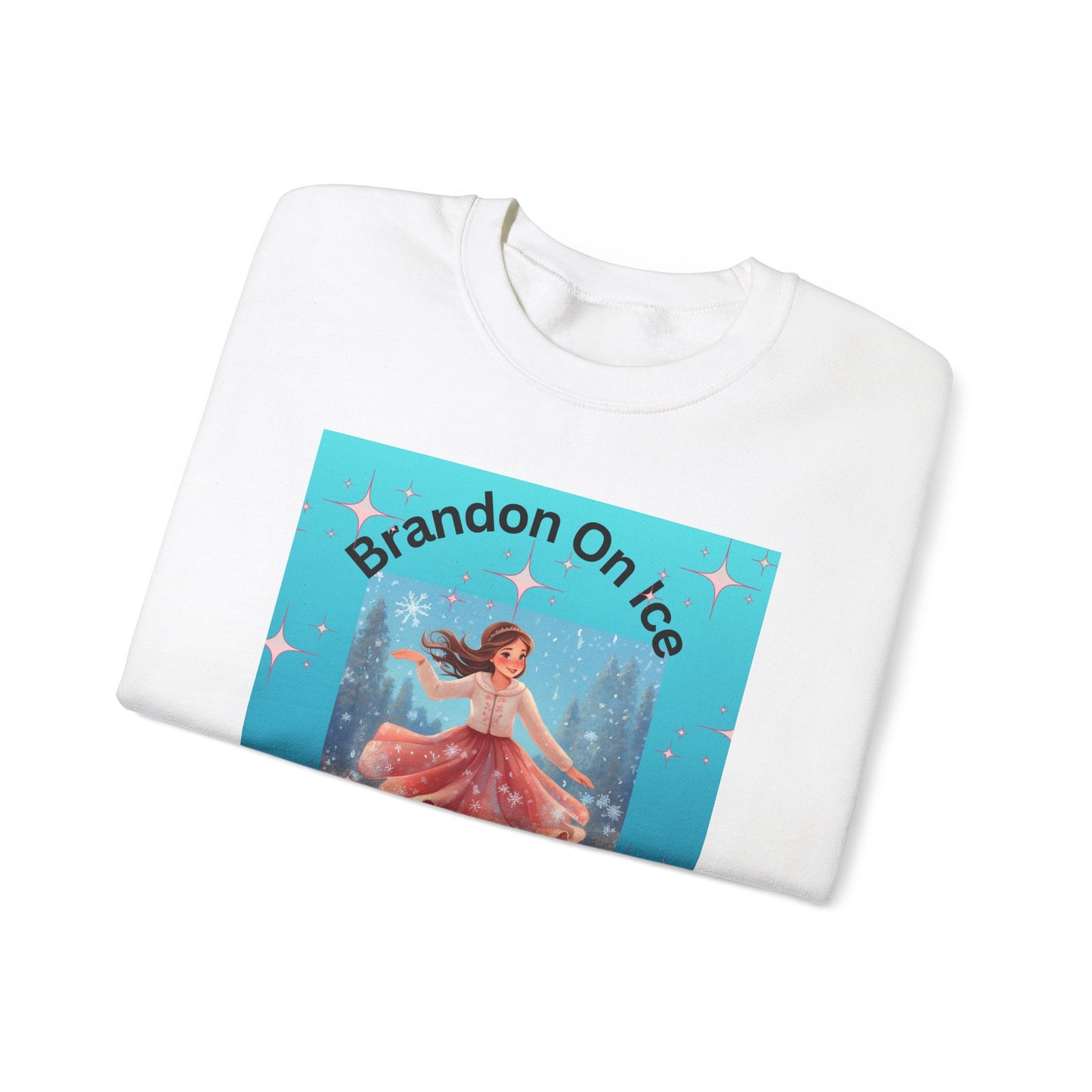 Brandon on ice 2 Unisex Heavy Blend™ Crewneck Sweatshirt