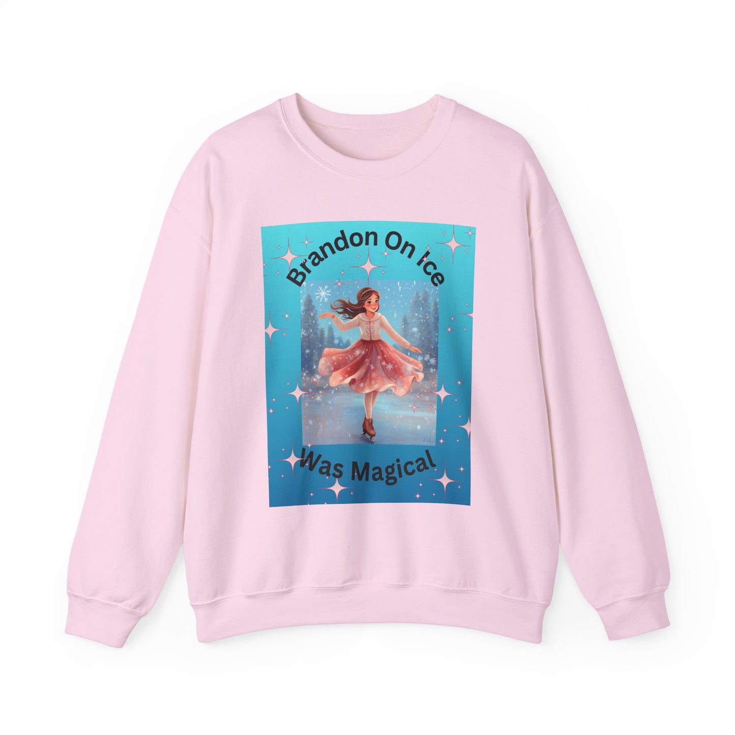 Brandon on ice 2 Unisex Heavy Blend™ Crewneck Sweatshirt