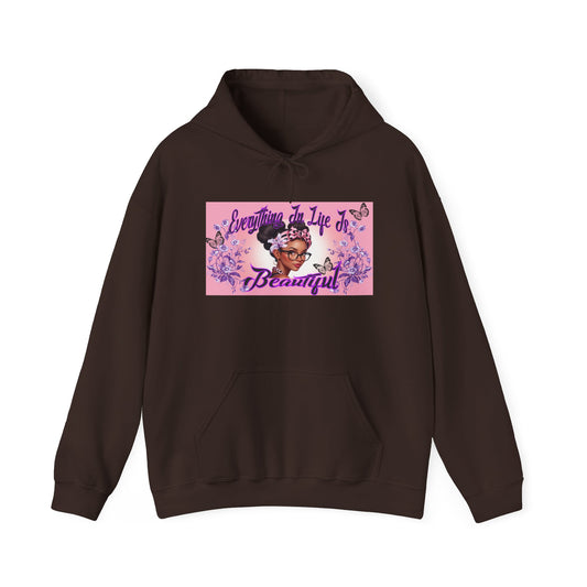 Everything In Life Is Beautiful Heavy Blend™ Hooded Sweatshirt