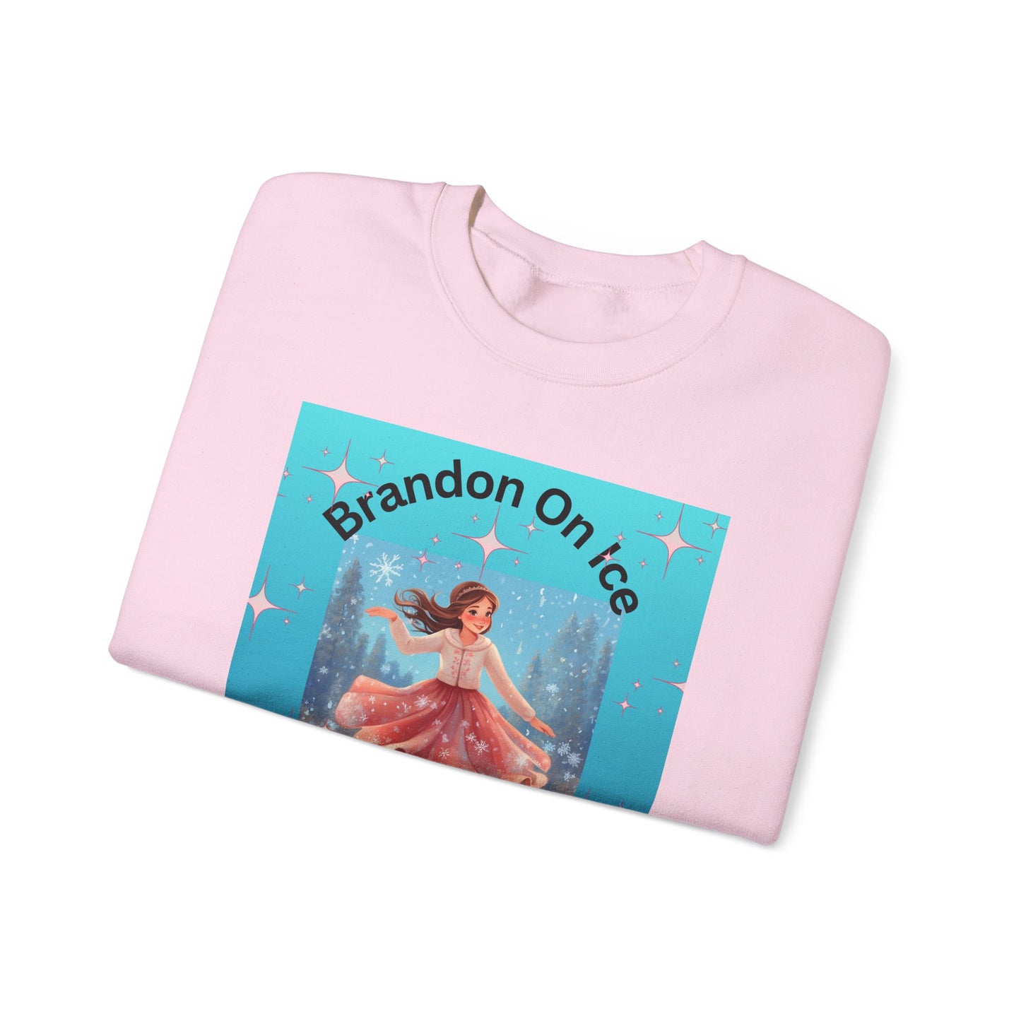 Brandon on ice 2 Unisex Heavy Blend™ Crewneck Sweatshirt