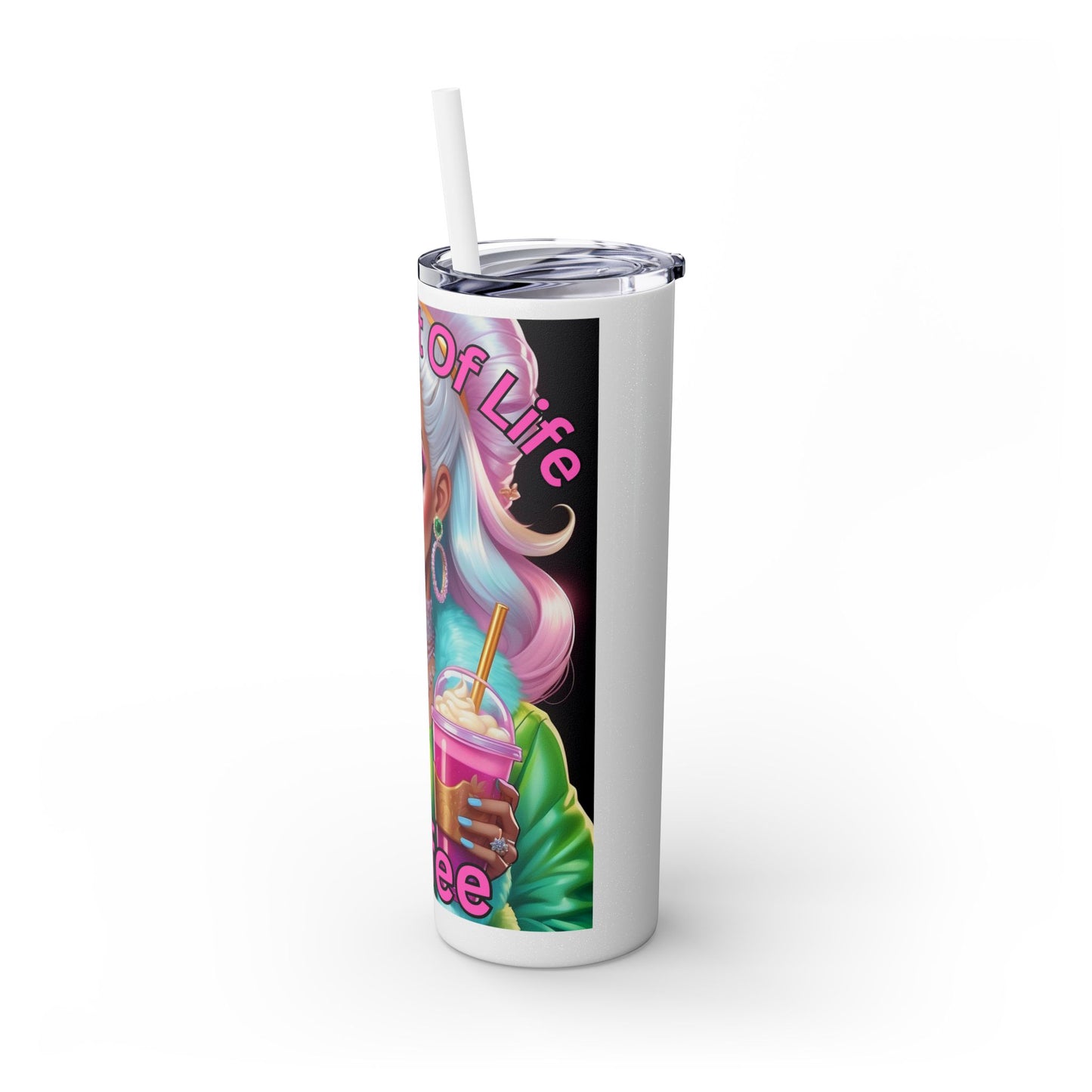 Best Part Of Life, Coffee Skinny Tumbler with Straw, 20oz