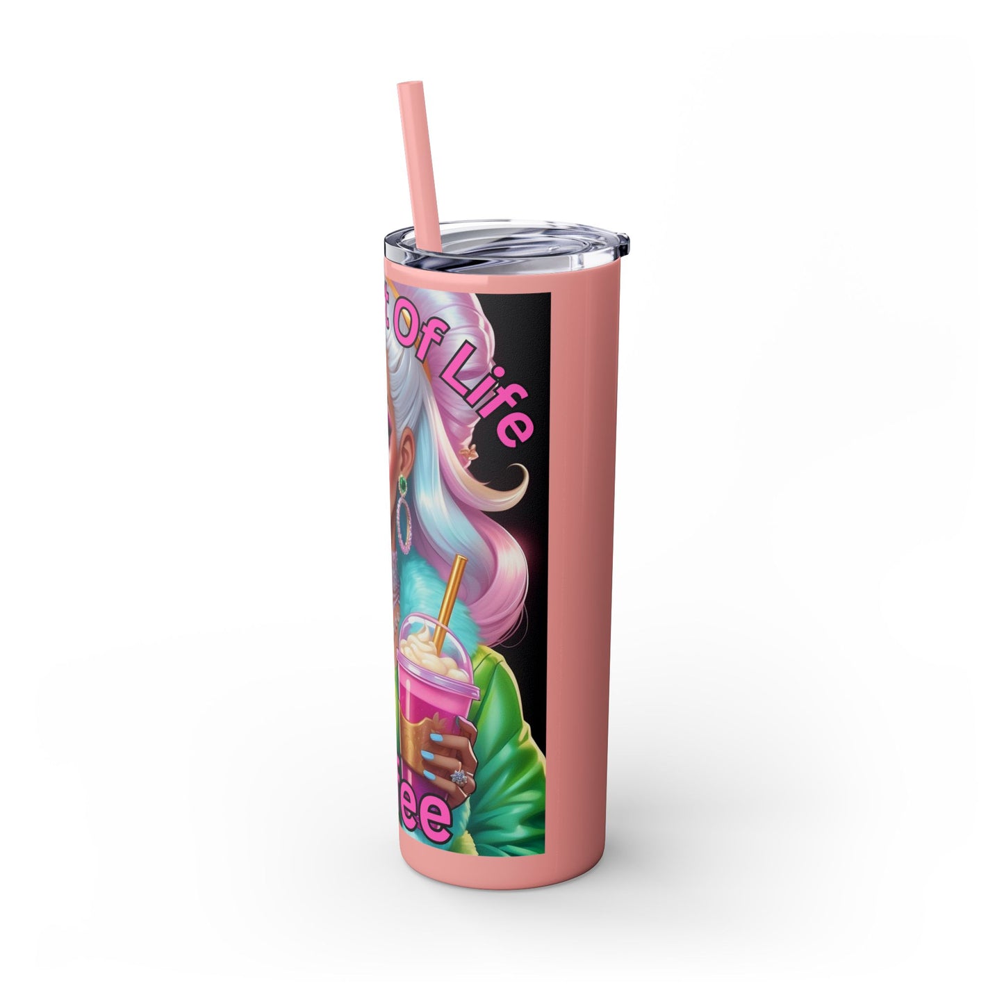 Best Part Of Life, Coffee Skinny Tumbler with Straw, 20oz