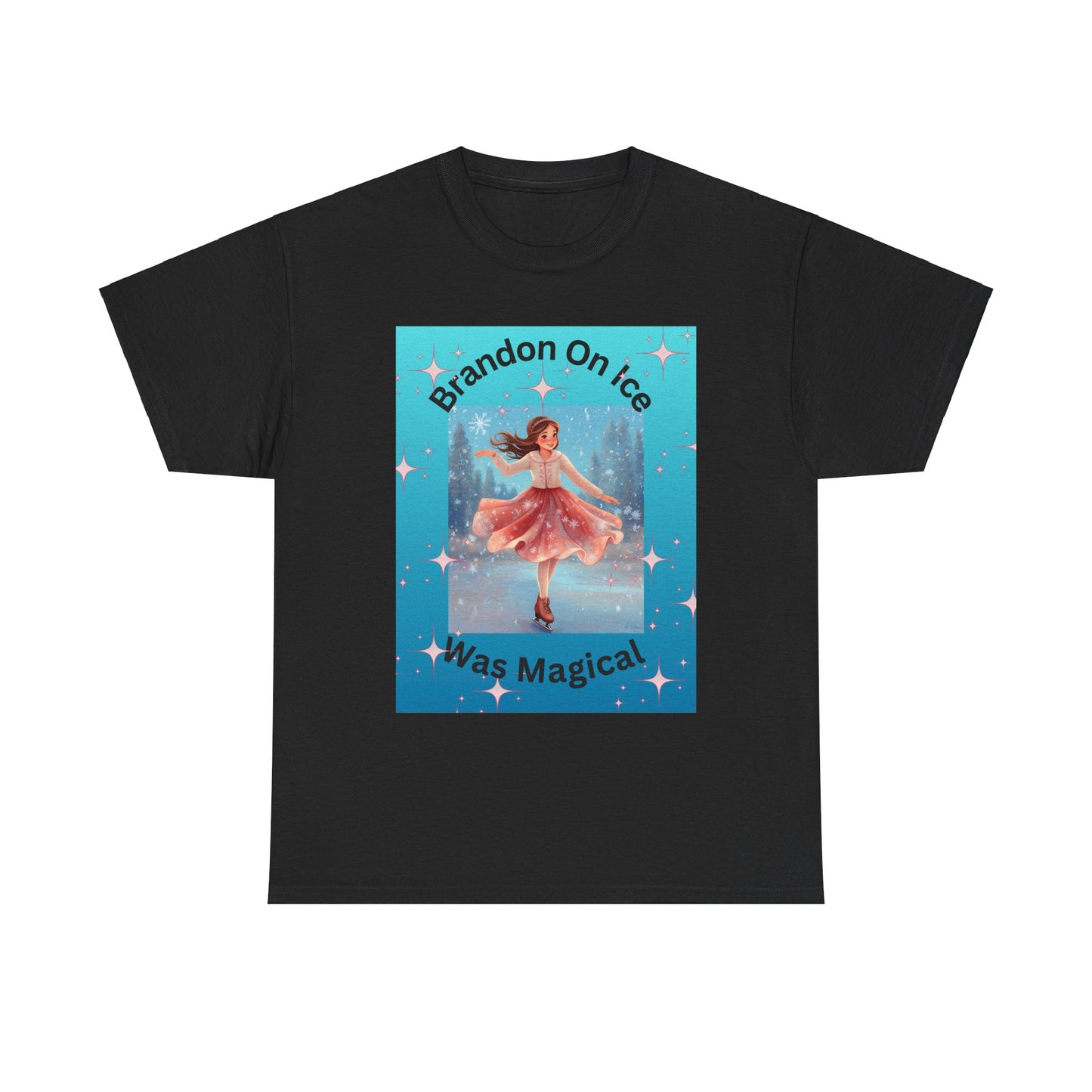 Brandon on ice 2 Unisex Heavy Cotton Tee