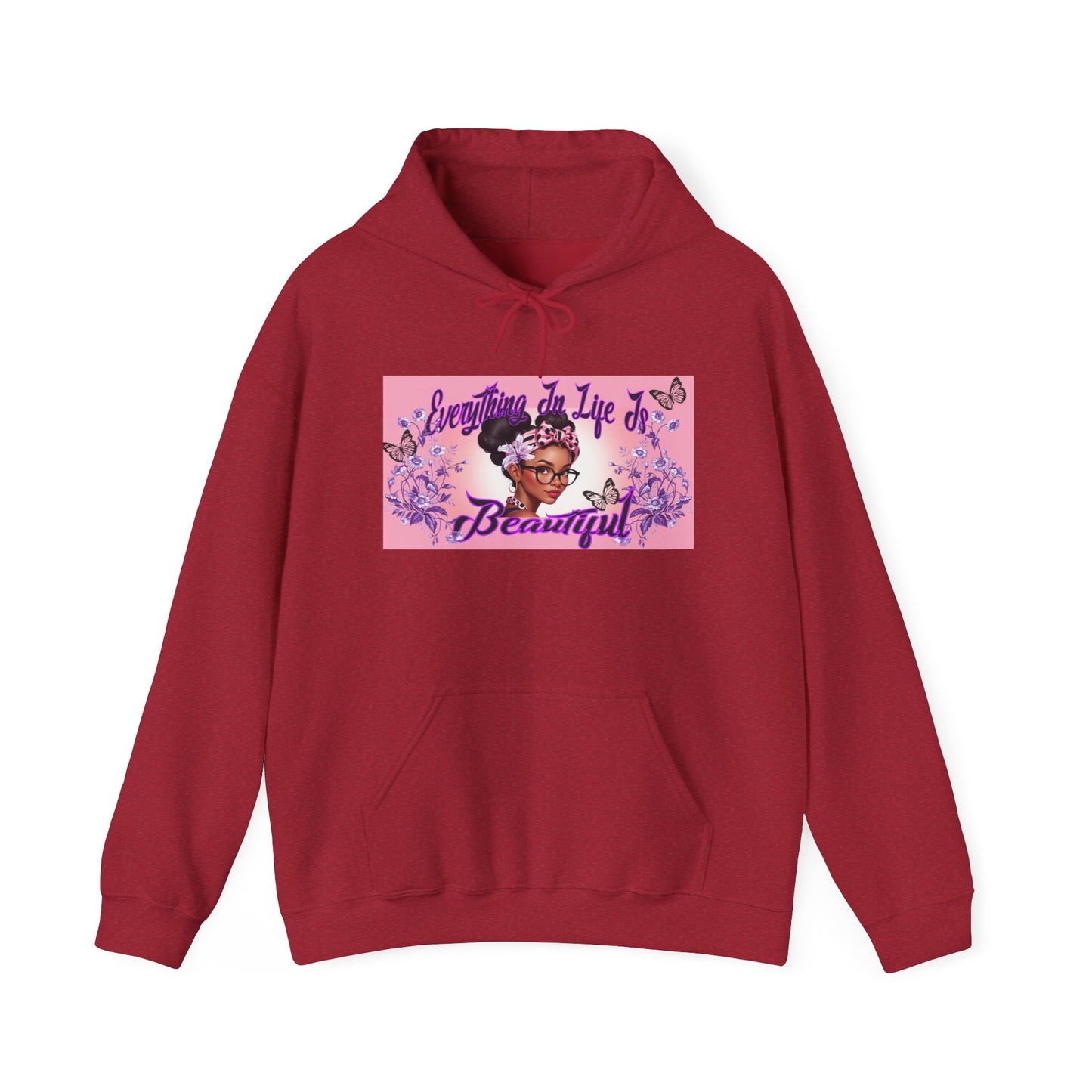 Everything In Life Is Beautiful Heavy Blend™ Hooded Sweatshirt