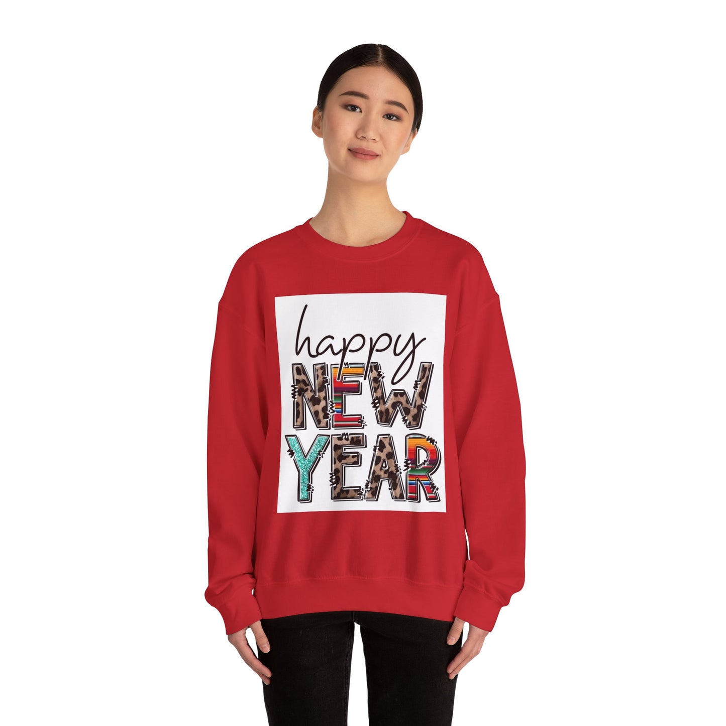 Happy New Year 1 Unisex Heavy Blend™ Crewneck Sweatshirt