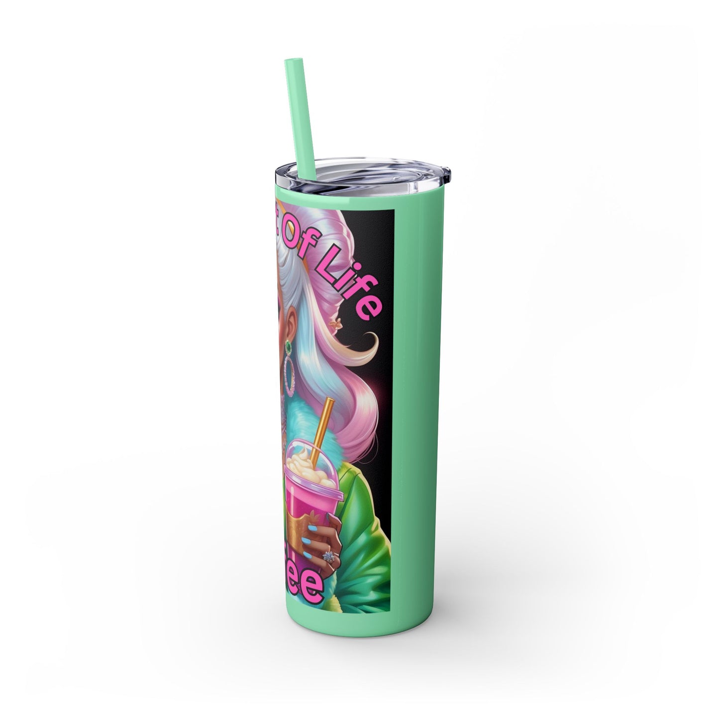 Best Part Of Life, Coffee Skinny Tumbler with Straw, 20oz