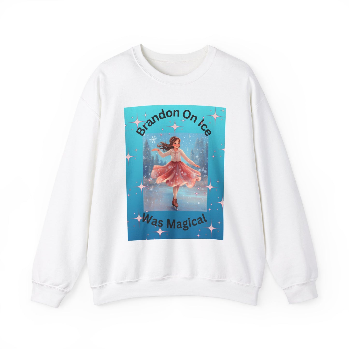 Brandon on ice 2 Unisex Heavy Blend™ Crewneck Sweatshirt